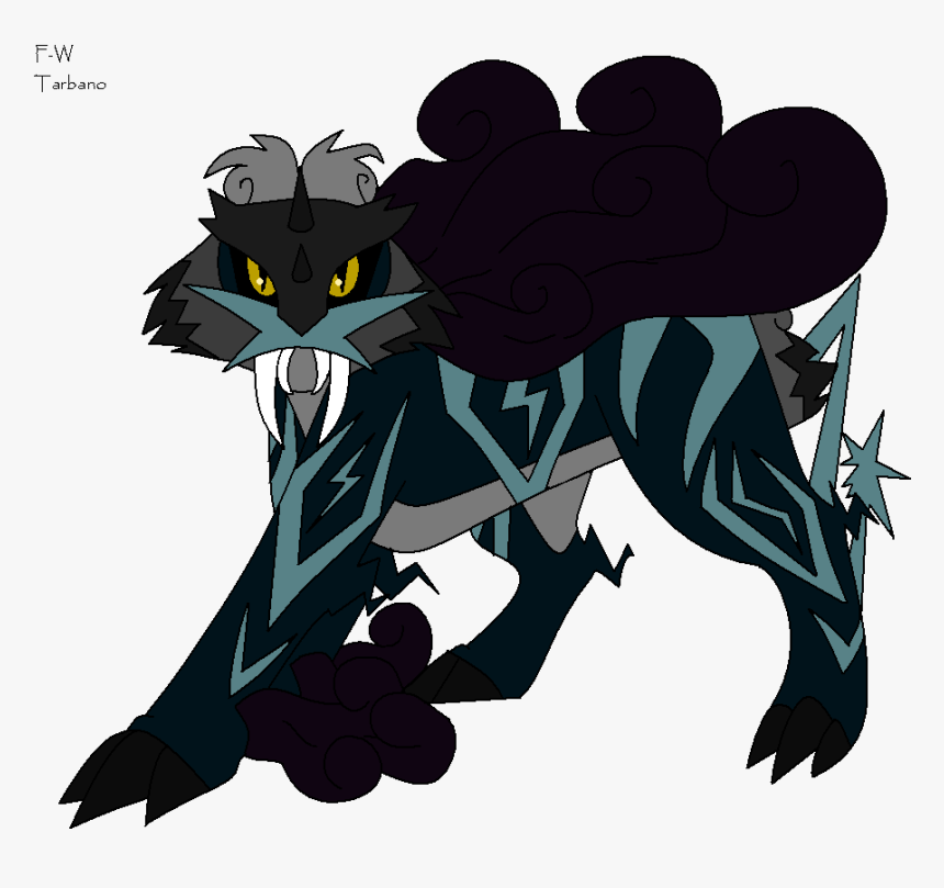 Dark Raikou By Faith - Cartoon, HD Png Download, Free Download