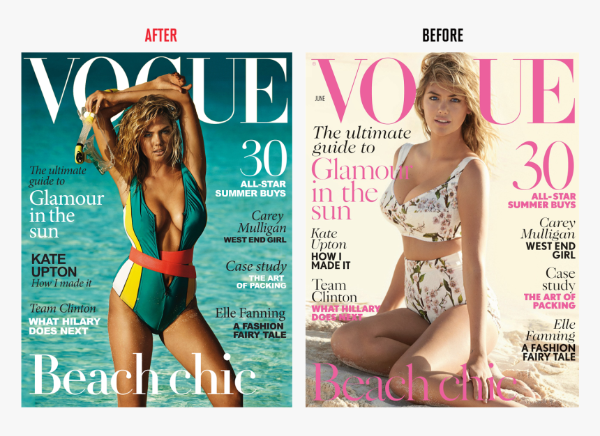 Kate Upton Vogue Covers, HD Png Download, Free Download