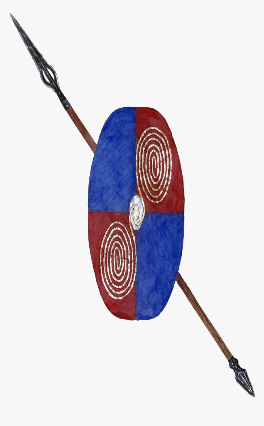 Spartan Spear And Shield , Png Download - Target Archery, Transparent Png, Free Download