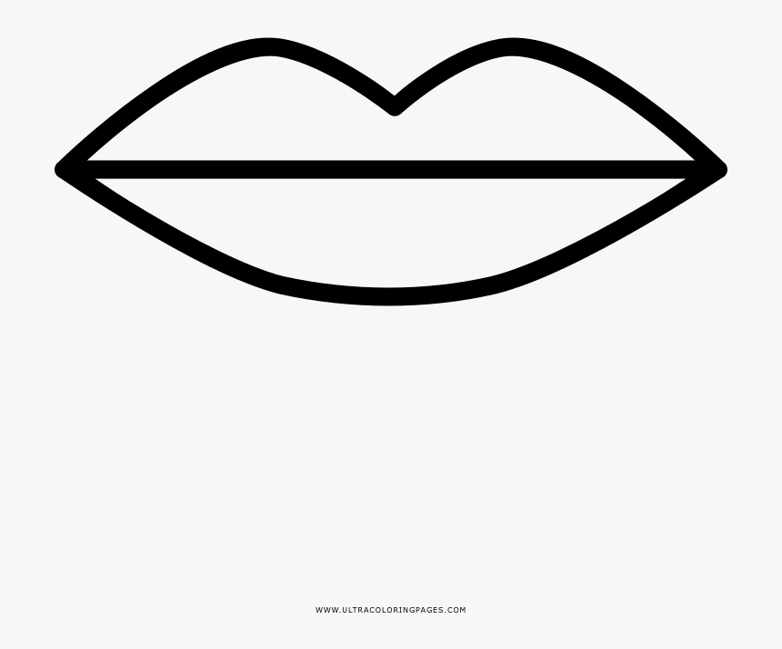 Lips Coloring Page Ultra Pages And - Coloring Book Lips, HD Png Download, Free Download