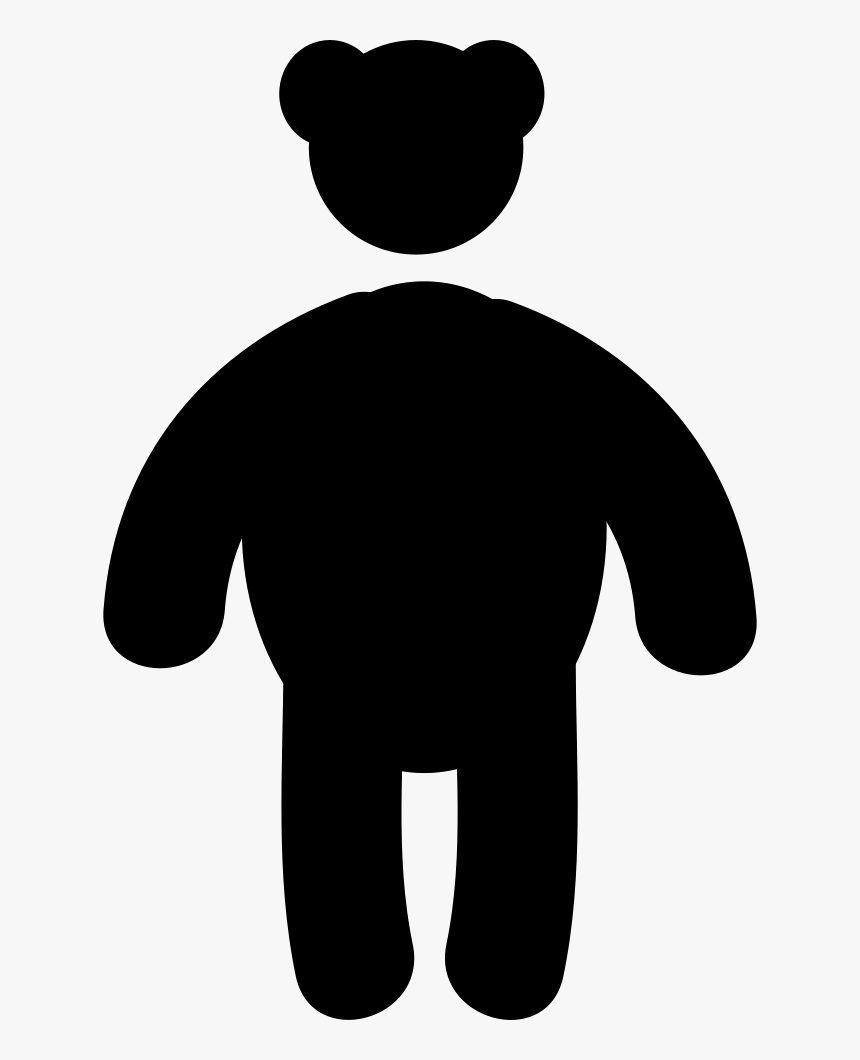 Frontal Bear Standing - Cartoon, HD Png Download, Free Download