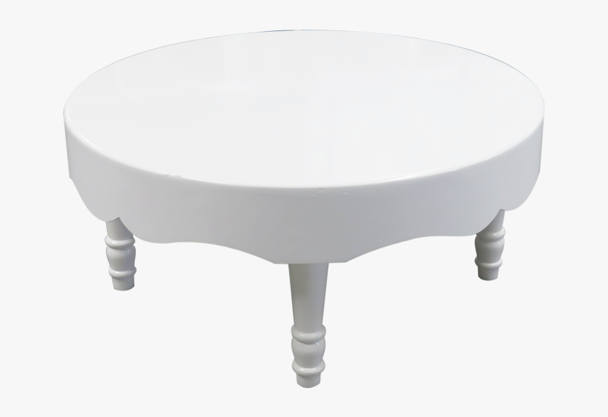 Avalon Chic Round White Coffee Table 1 1 - White Round Center Table, HD Png Download, Free Download