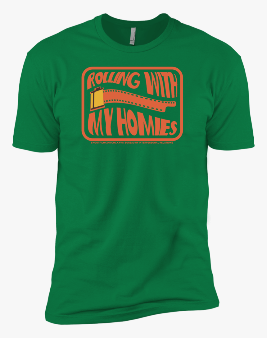 Rolling With My Homies Premium Short Sleeve T-shirt - Active Shirt, HD Png Download, Free Download
