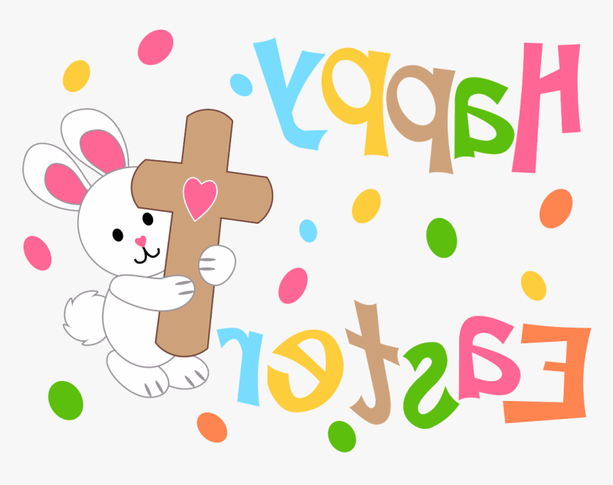 Happy Easter Cross Transparent, HD Png Download, Free Download