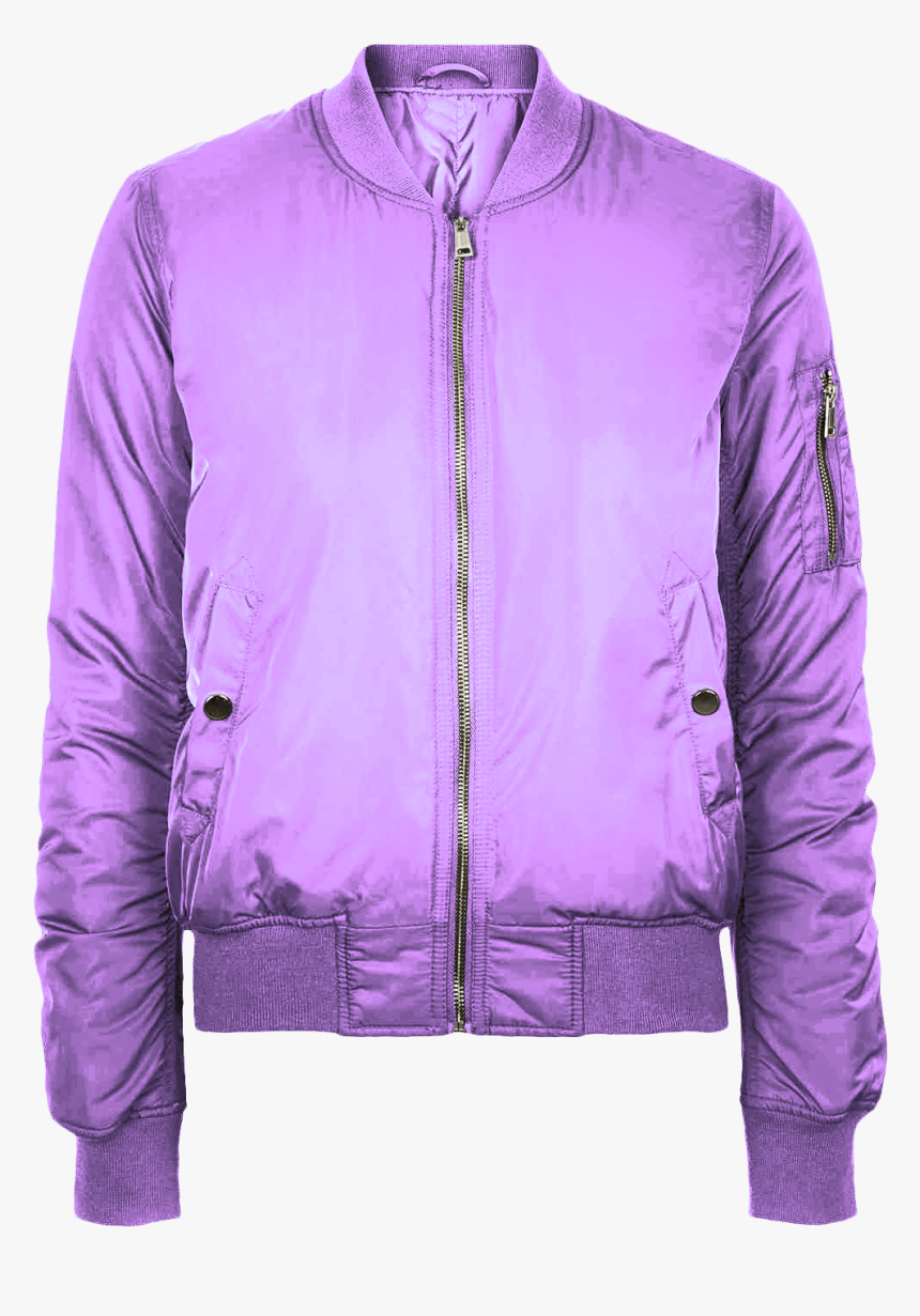 Lavander Bomber Jacket - Purple Bomber Jacket Png, Transparent Png, Free Download