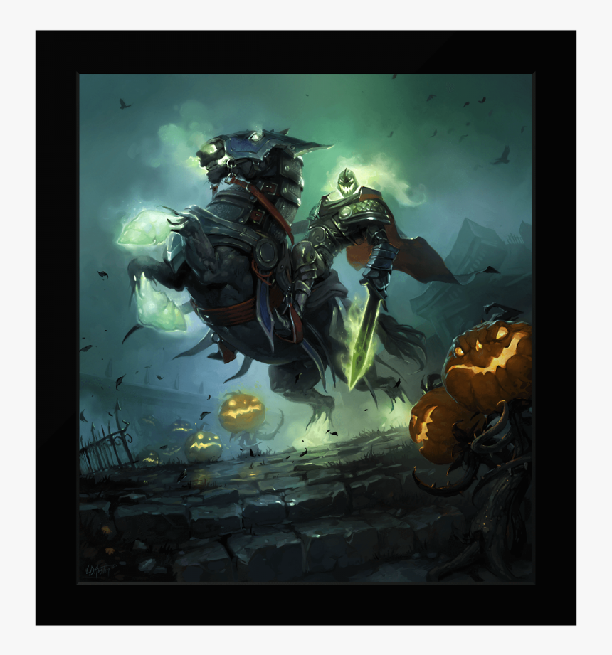 Headless Horseman Fantasy Art, HD Png Download, Free Download