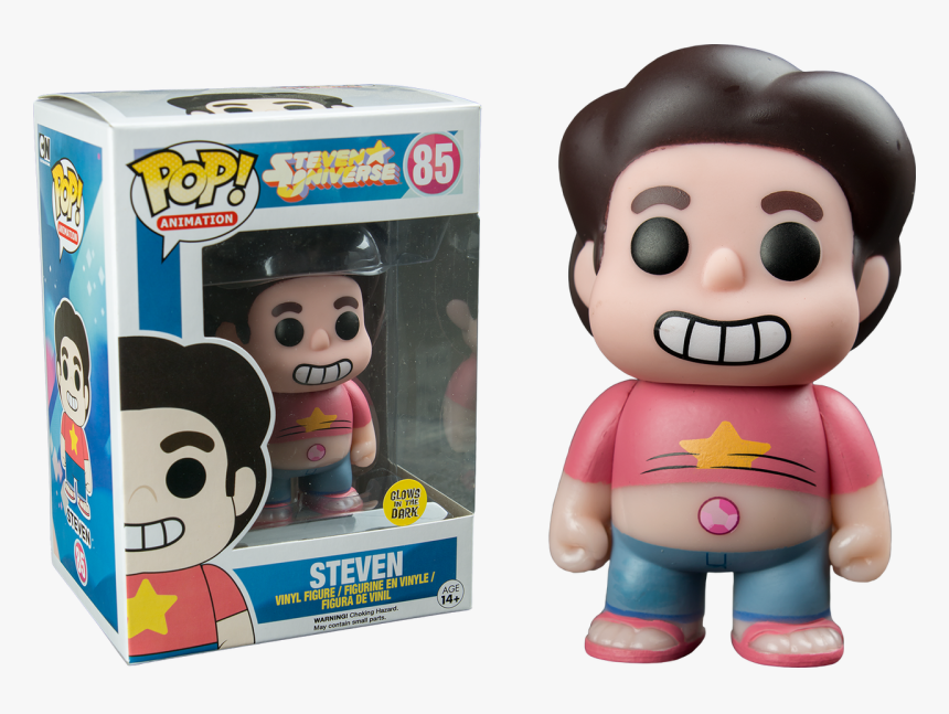 Steven Glow In The Dark Us Exclusive - Steven Universe Funko Pop Glow In The Dark, HD Png Download, Free Download