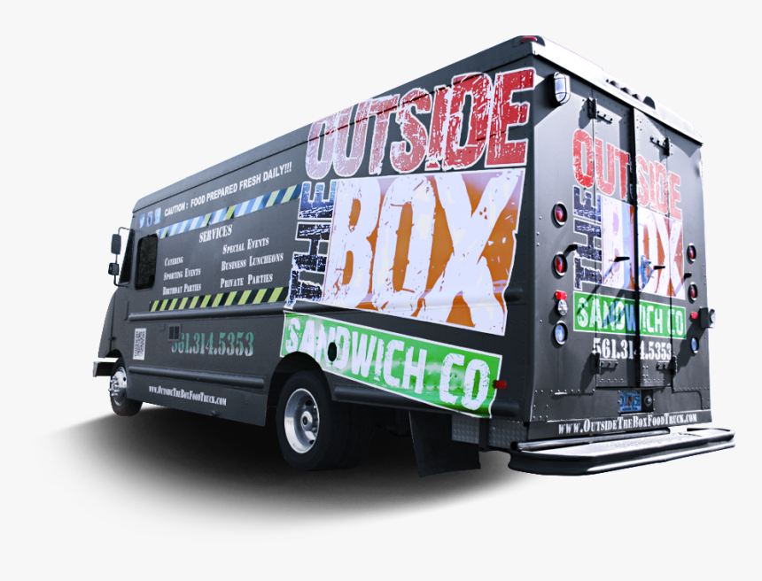 Transparent Food Truck Png - Outside The Box Food Truck, Png Download, Free Download