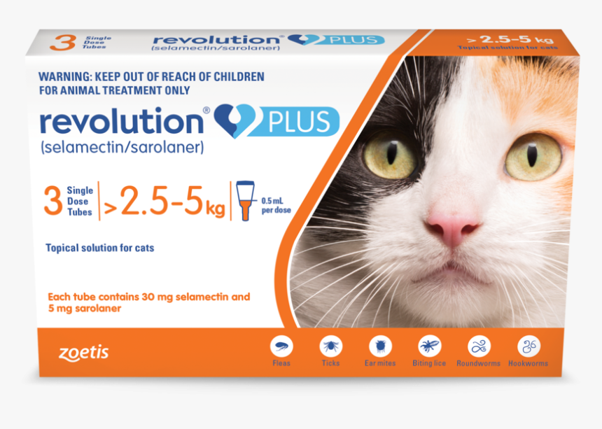 Revolution Plus For Cats, HD Png Download, Free Download