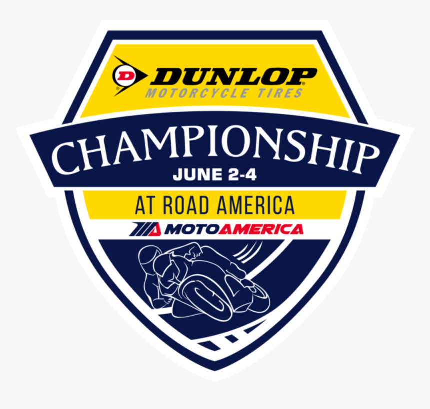 Dunlop Motoamerica Championship Series Logo - Label, HD Png Download, Free Download