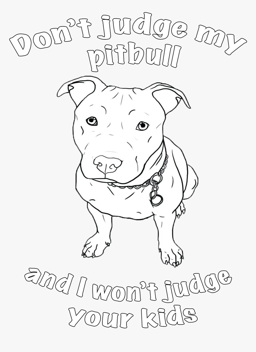 American Pit Bull Terrier Drawing, HD Png Download, Free Download