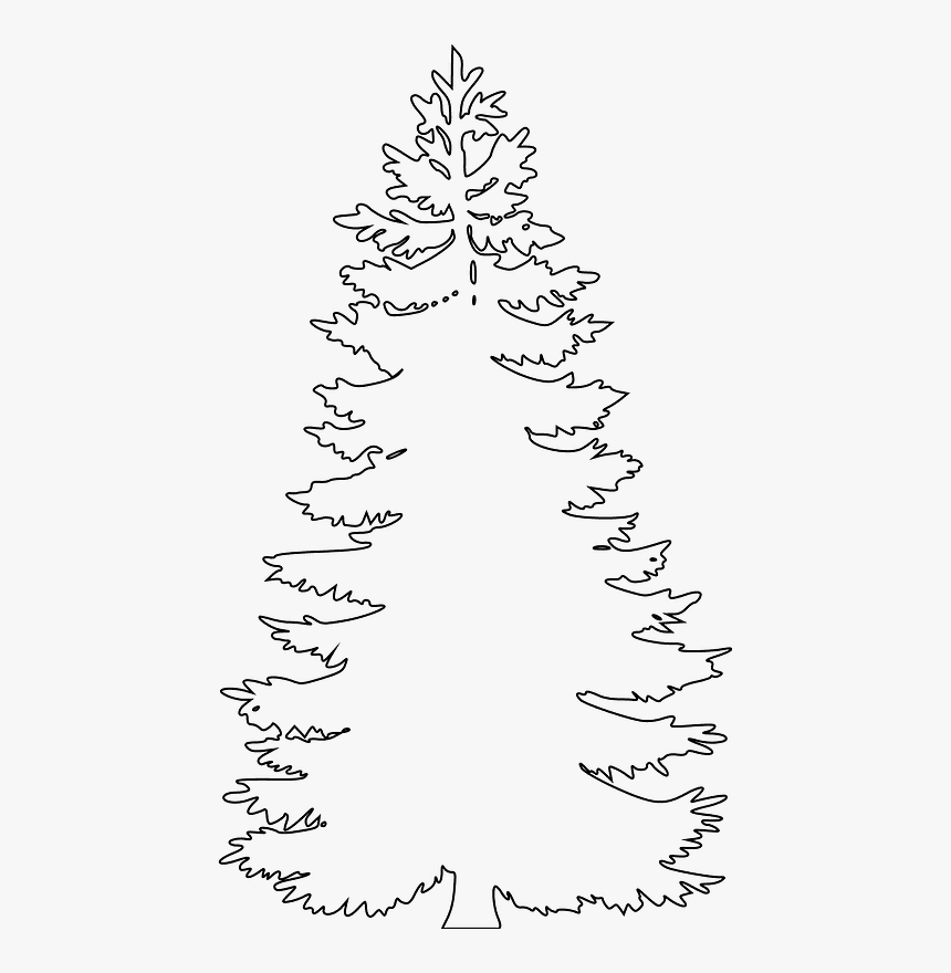 Pine Tree Scroll Saw Patterns, HD Png Download, Free Download