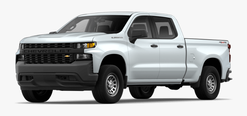 2020 Chevy Silverado 1500 Wt-summit White - Silverado Lt Vs Rst, HD Png Download, Free Download