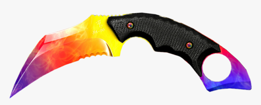 #karambit Rainbow - Karambit Rainbow Black Squad, HD Png Download, Free Download