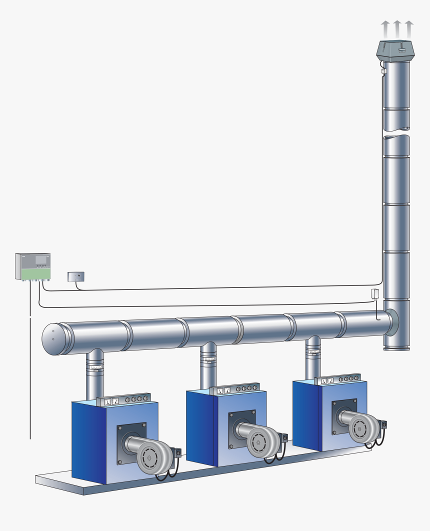 Oil And Gas Boilers - Boiler Chimney, HD Png Download, Free Download