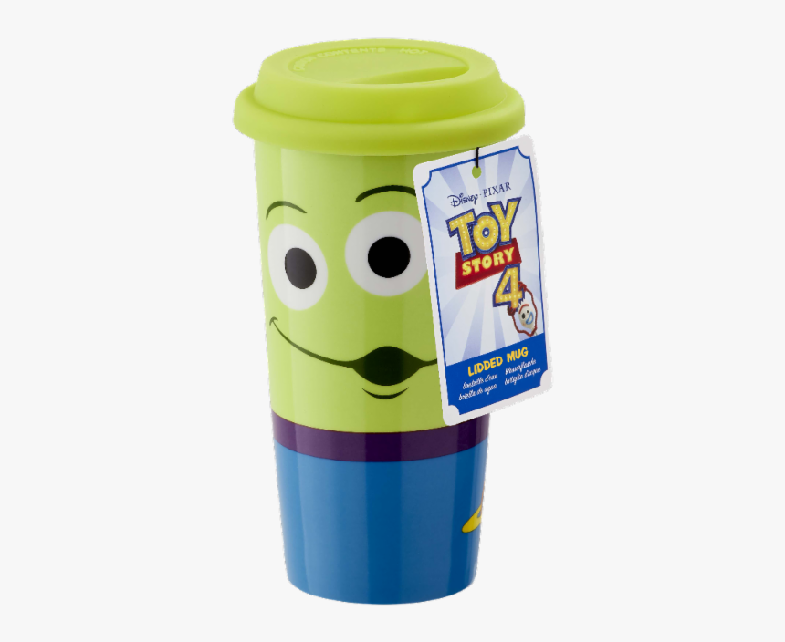 Toy Story 4 Lidded Mug - Toy Story Alien Travel Mug, HD Png Download, Free Download