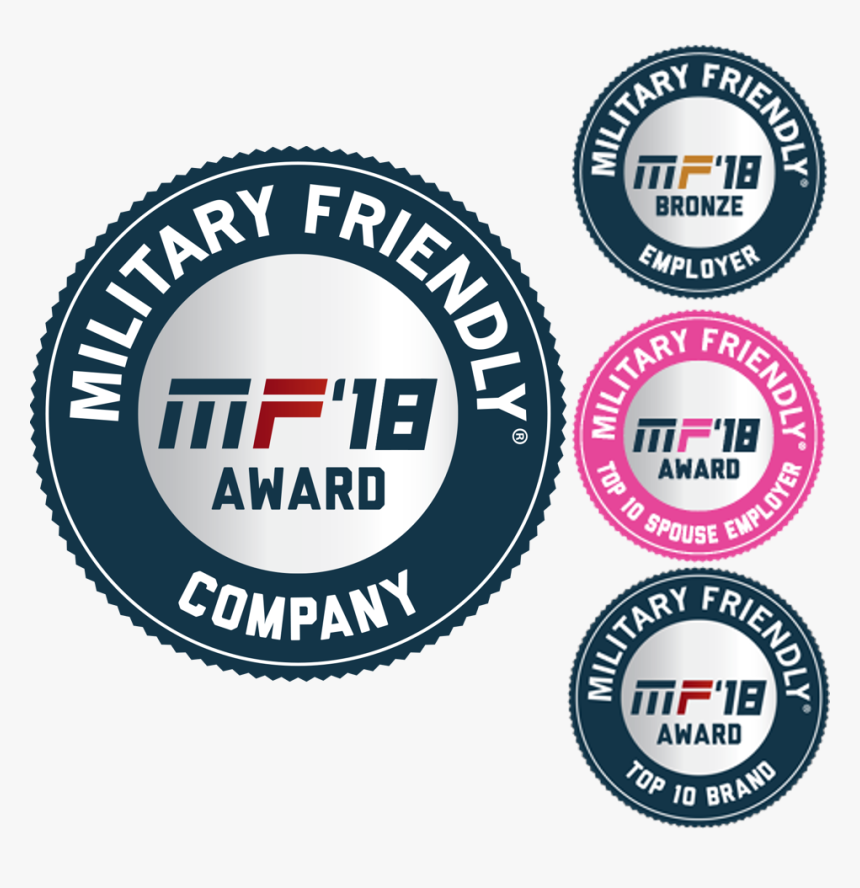 Zeiders Recognized As A 2018 Military Friendly® Company - Emblem, HD Png Download, Free Download