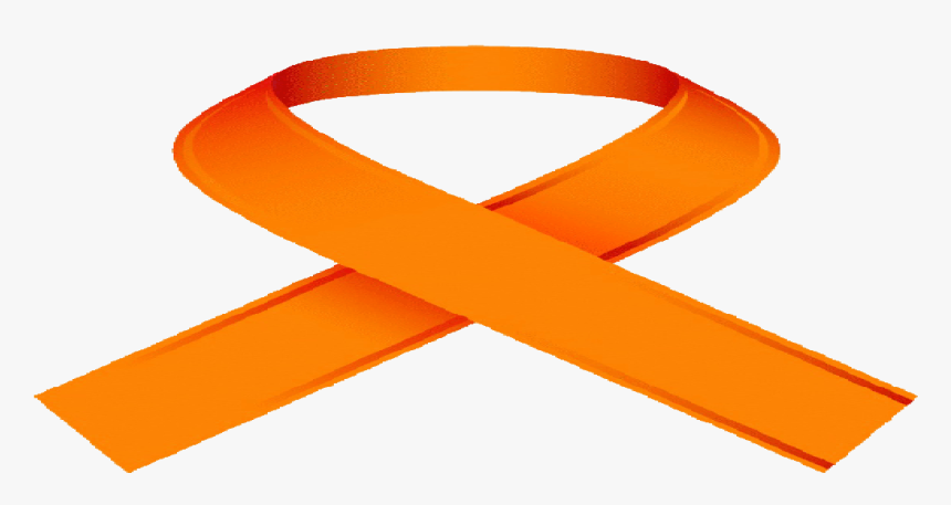 Orange Awareness Ribbon Png, Transparent Png, Free Download