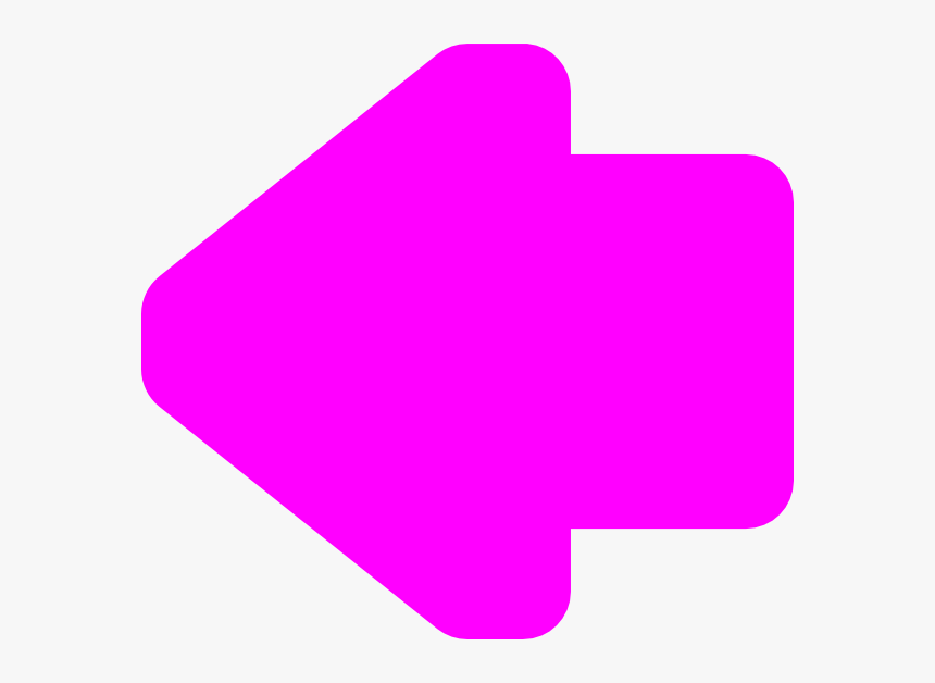 Left Arrow Pink, HD Png Download, Free Download