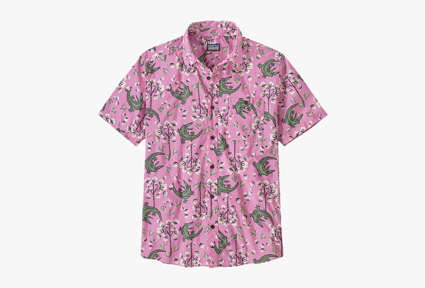 Patagonia Men"s Go To Shirt Cotton Ball Gators Pink - Patagonia To Go Shirt, HD Png Download, Free Download