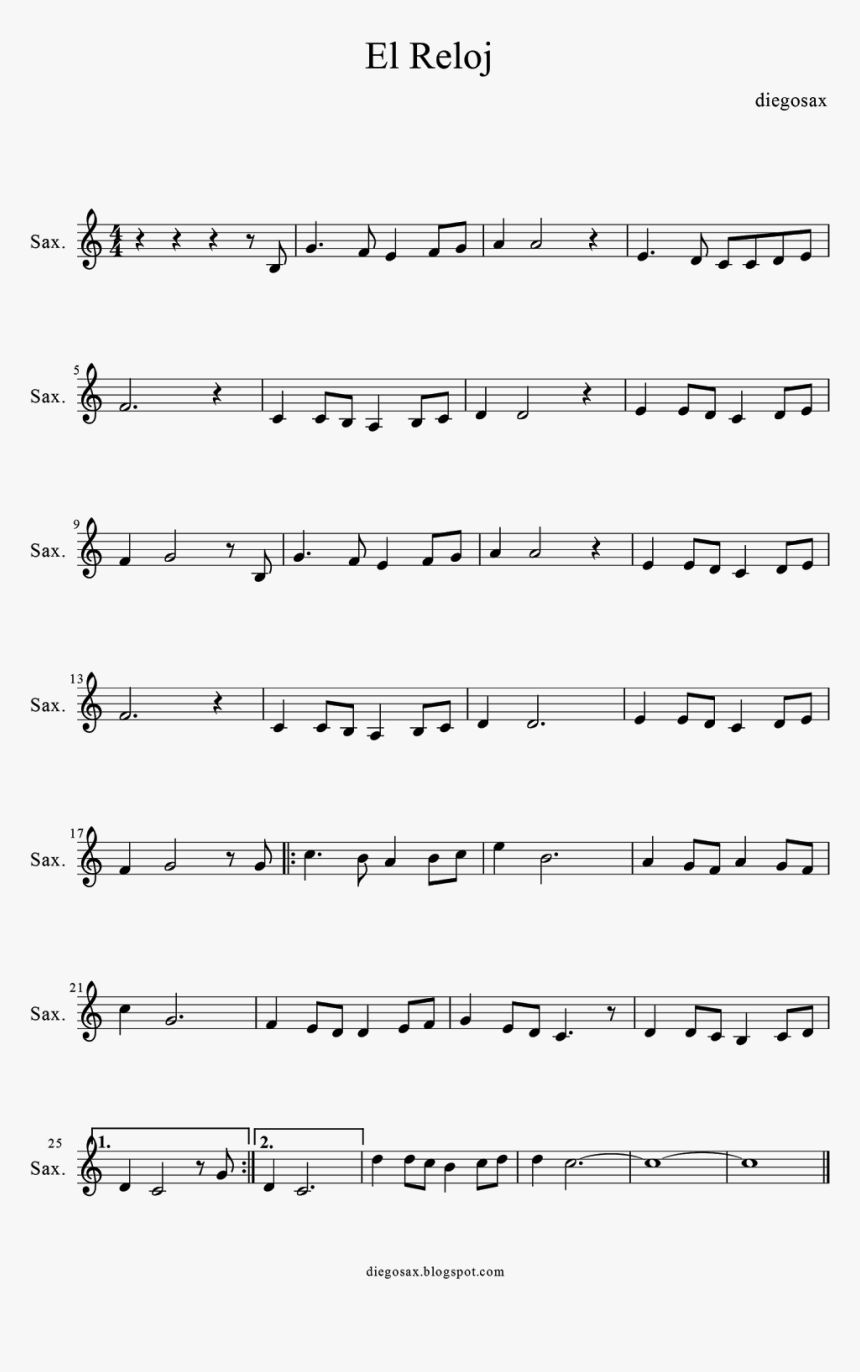 Take Five Clarinet Sheet Music, HD Png Download, Free Download