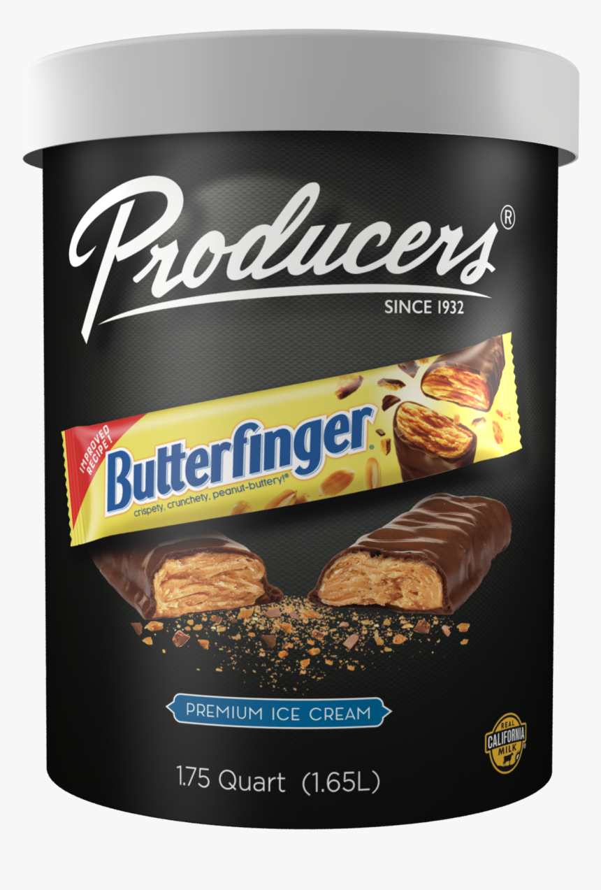 Producers Dairy Butterfinger Ice Cream - Chocolate Bar, HD Png Download, Free Download