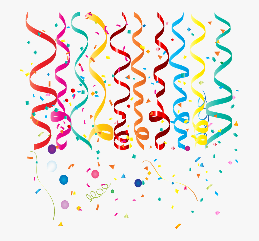 Birthday Streamers, HD Png Download, Free Download