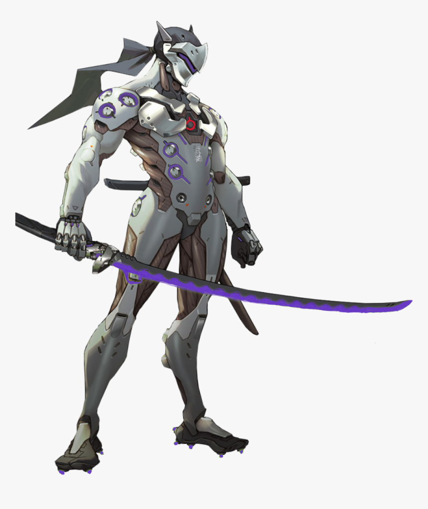 #overwatch #genji #purple Genji Purple Skin - Genji Overwatch, HD Png Download, Free Download