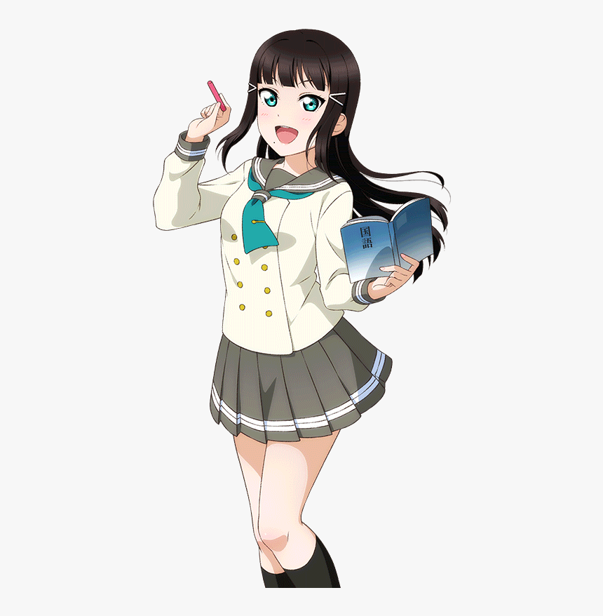 Love Live Dia Transparent , Png Download - Anime You Are Watching Disney Channel, Png Download, Free Download