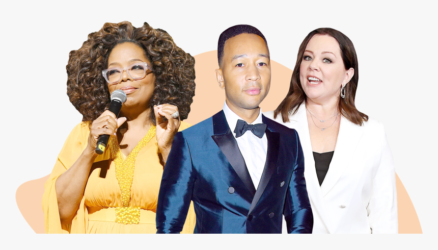 Oprah Winfrey John Legend Melissa Mccarthy - Tuxedo, HD Png Download, Free Download