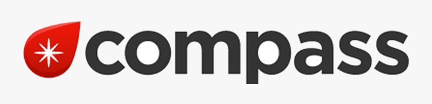 Compass Logo - Carmine, HD Png Download, Free Download