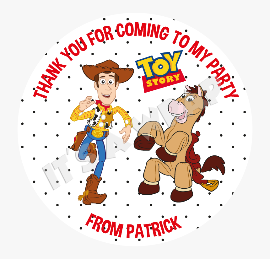 Toy Story Sweet Cone Stickers - Toy Story Woody Cartoon, HD Png Download, Free Download