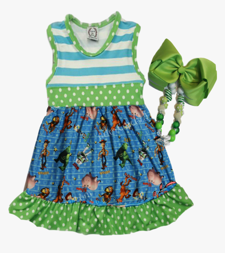 Toy Story Little Girl Boutique Dress, HD Png Download, Free Download