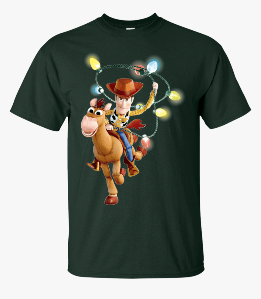 Disney Pixar Toy Story Woody Bullseye Decorating Christmas - Mega Charizard X Shirt, HD Png Download, Free Download