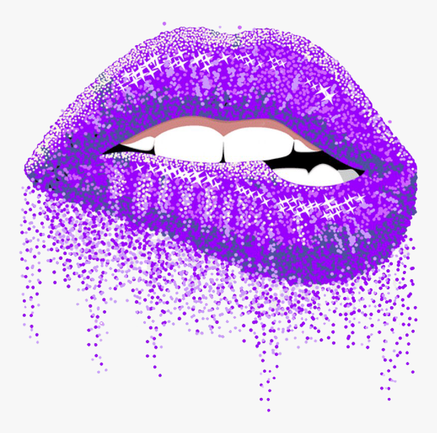 Glitter Lips Png Image Transparent - Transparent Glitter Lips Png, Png Download, Free Download