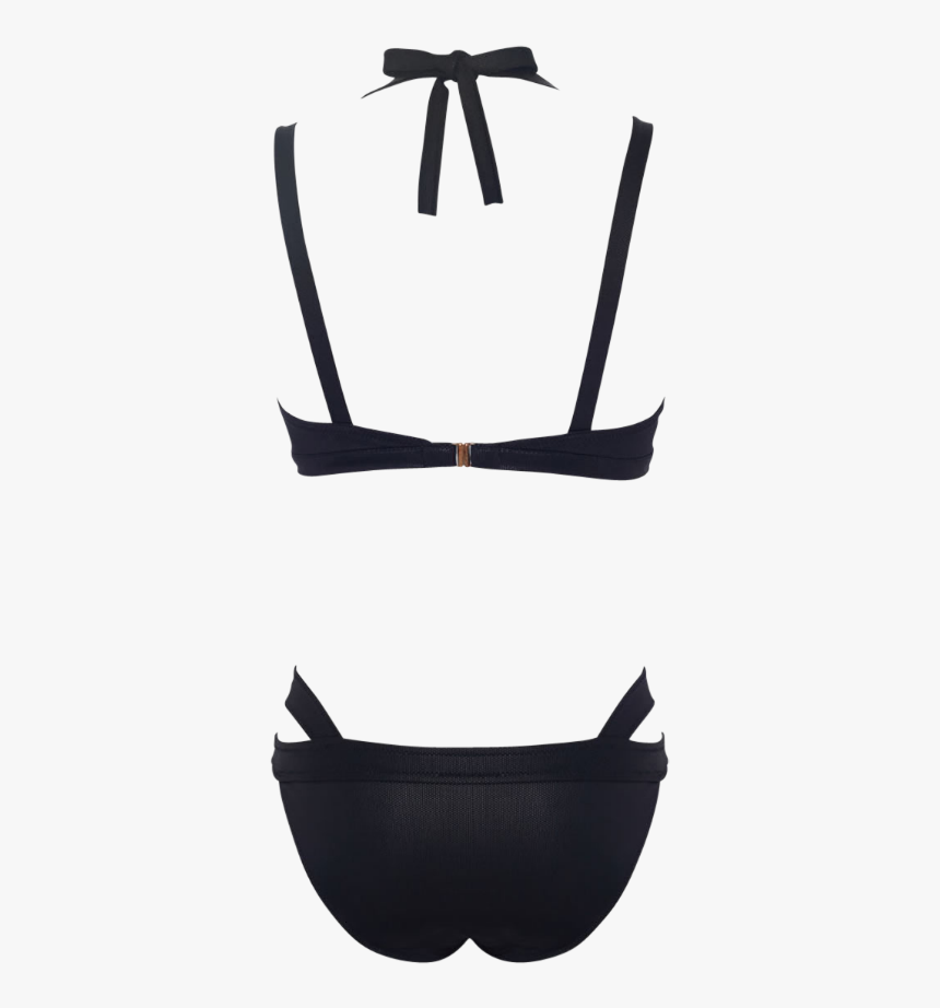 Valimare Laguna Neoprene Black Bikini Top & Bottom - Brassiere, HD Png Download, Free Download
