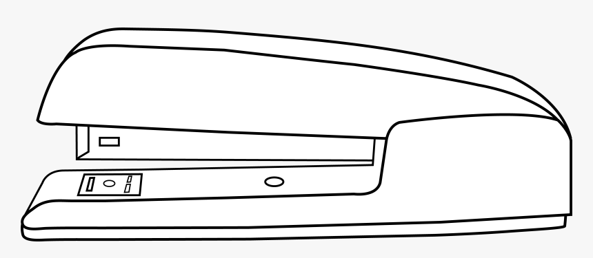 Stapler Clipart Office - Easy Drawing Of Stapler, HD Png Download, Free Download