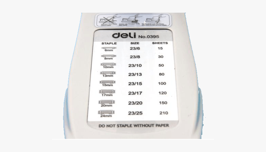 Main Product Photo - Deli Heavy-duty Stapler, HD Png Download, Free Download