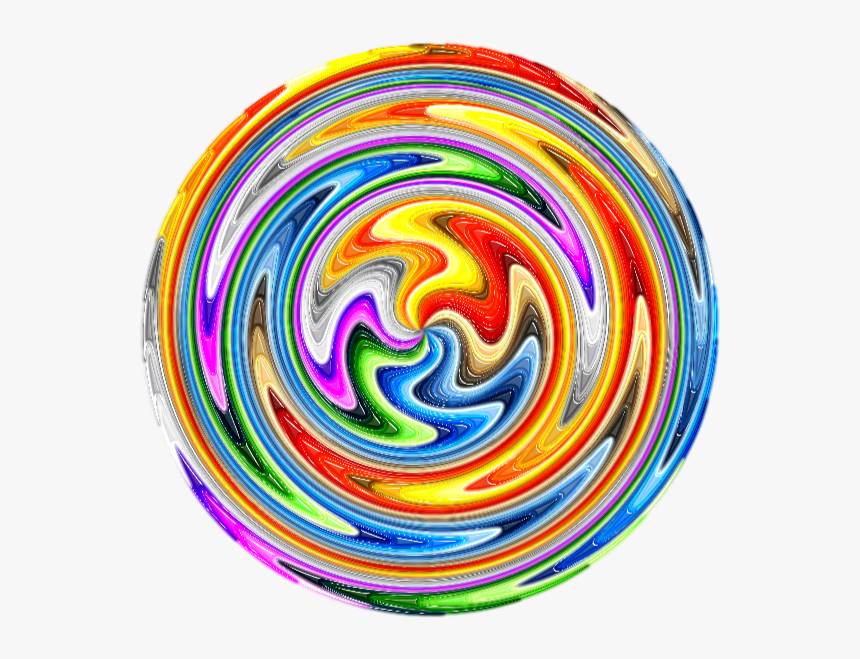 Colorful Paint Swirls - Swirls, HD Png Download, Free Download