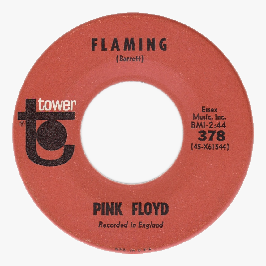 Flaming By Pink Floyd Us Single - Circle, HD Png Download, Free Download