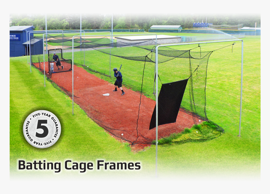 Svg Library Stock Baseball Clip Batting Cage - Jugs Batting Cage, HD Png Download, Free Download