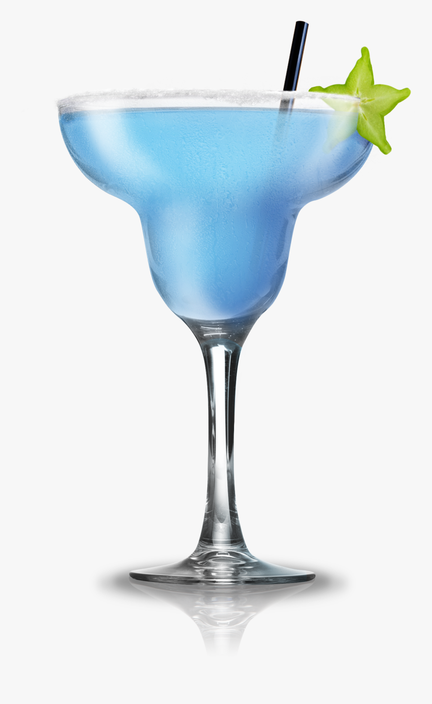 Blue Margarita, Margarita Cocktail, Cocktail Glass, - Transparent Background Margarita Png, Png Download, Free Download