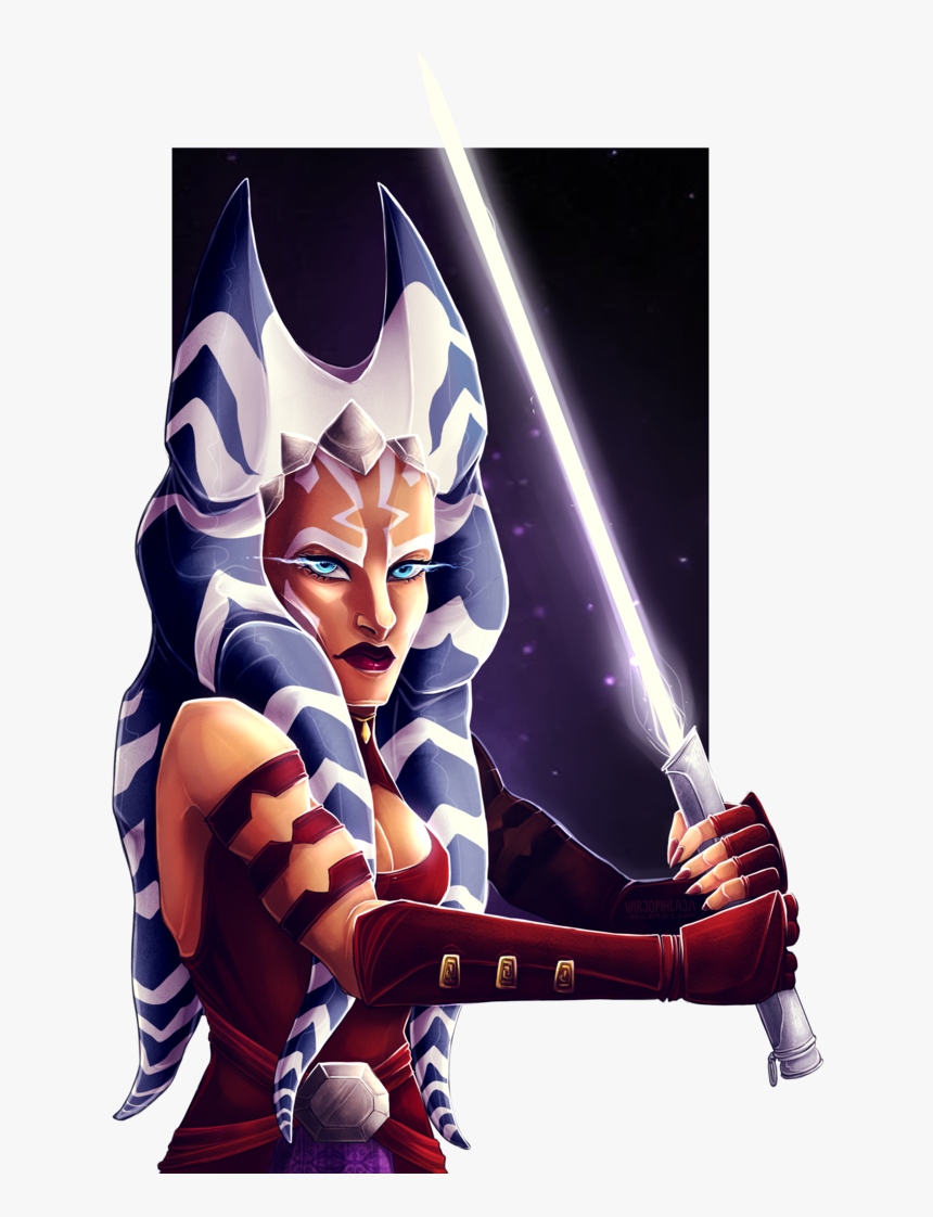 Adult Ahsoka By Https - Ahsoka Star Wars, HD Png Download, Free Download