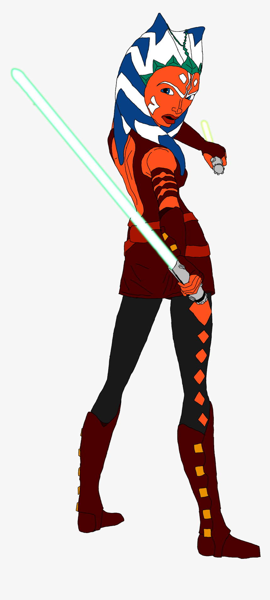 Fan Art Aayla Secura Clone Wars, HD Png Download, Free Download