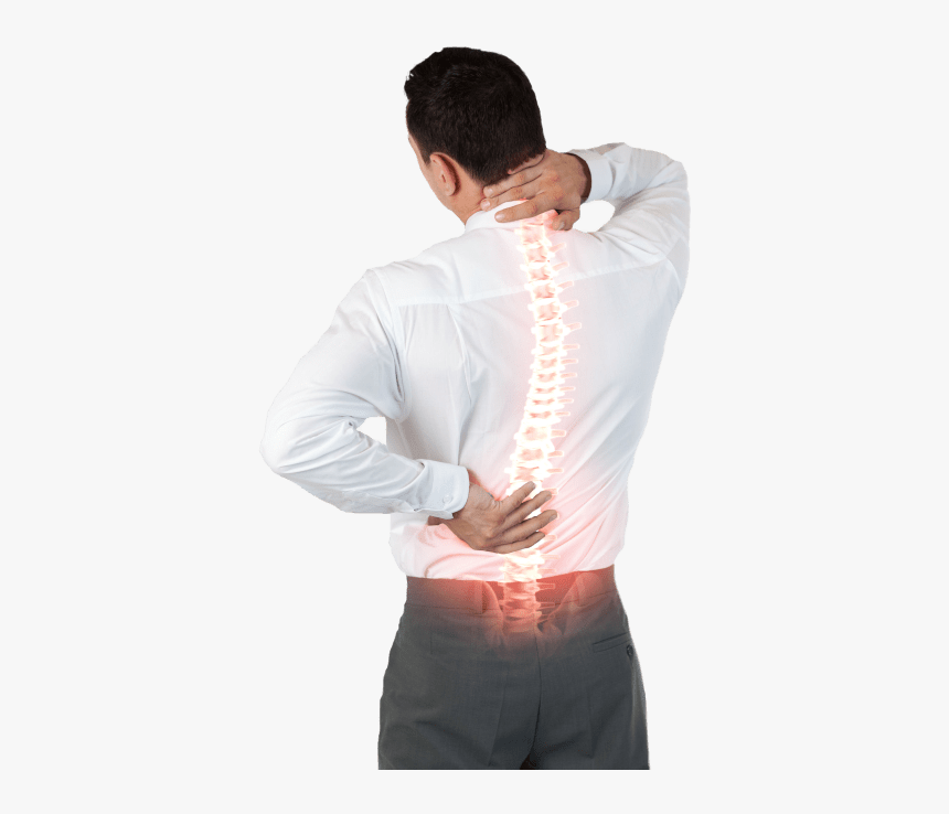 Man With Back Pain - Dolor De De Espalda Y Oido, HD Png Download, Free Download
