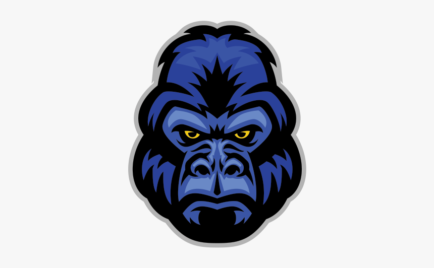 Angry Gorilla Ape - Gorilla Mascot, HD Png Download, Free Download