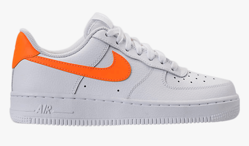 Orange Swoosh Air Force 1, HD Png Download, Free Download