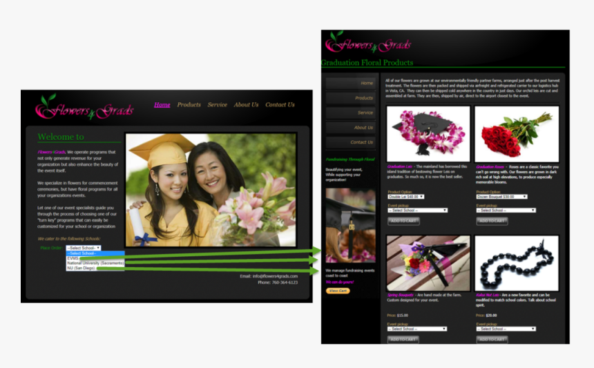 Flowers4grads Combine - Online Advertising, HD Png Download, Free Download