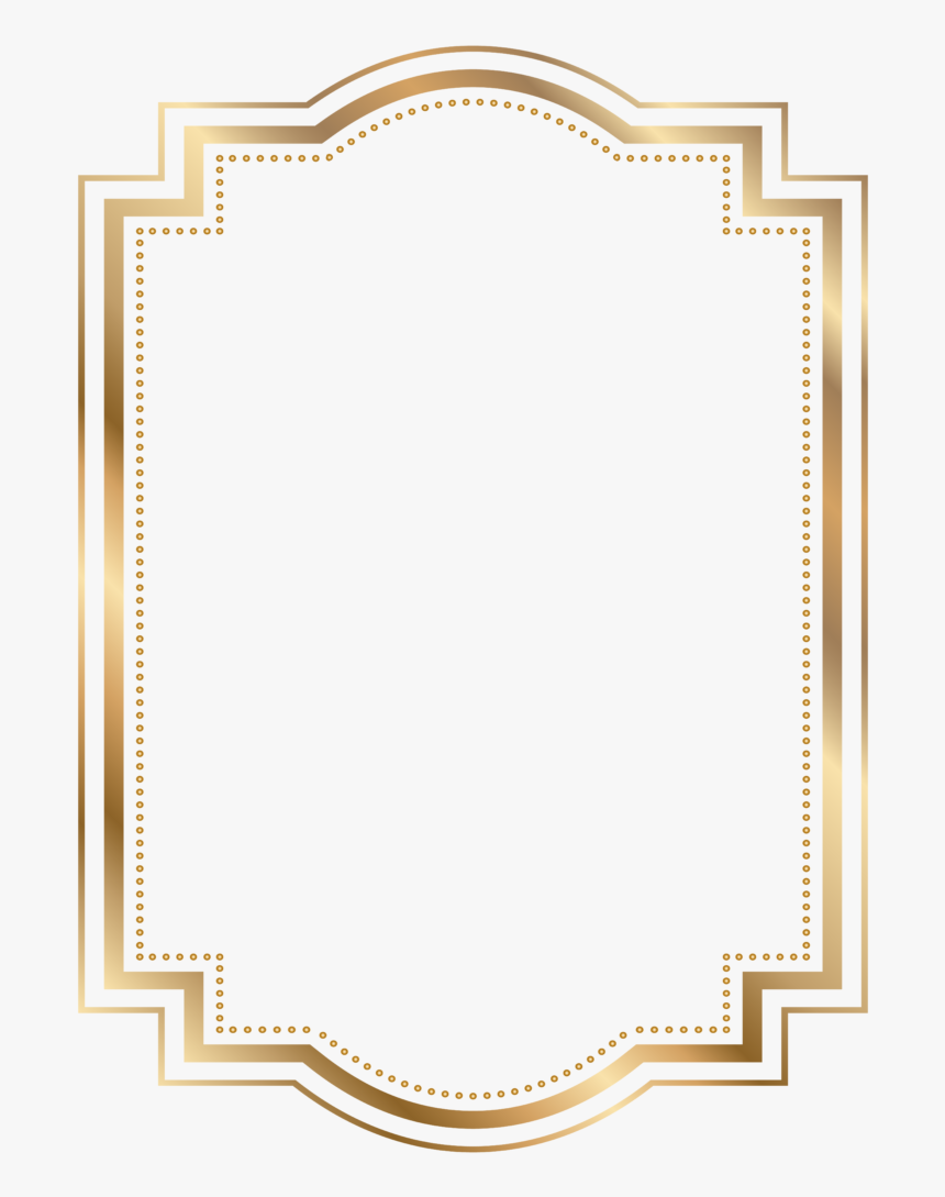 House Clipart Border 6 Money Clip Art - Transparent Png Gold Frame Png, Png Download, Free Download