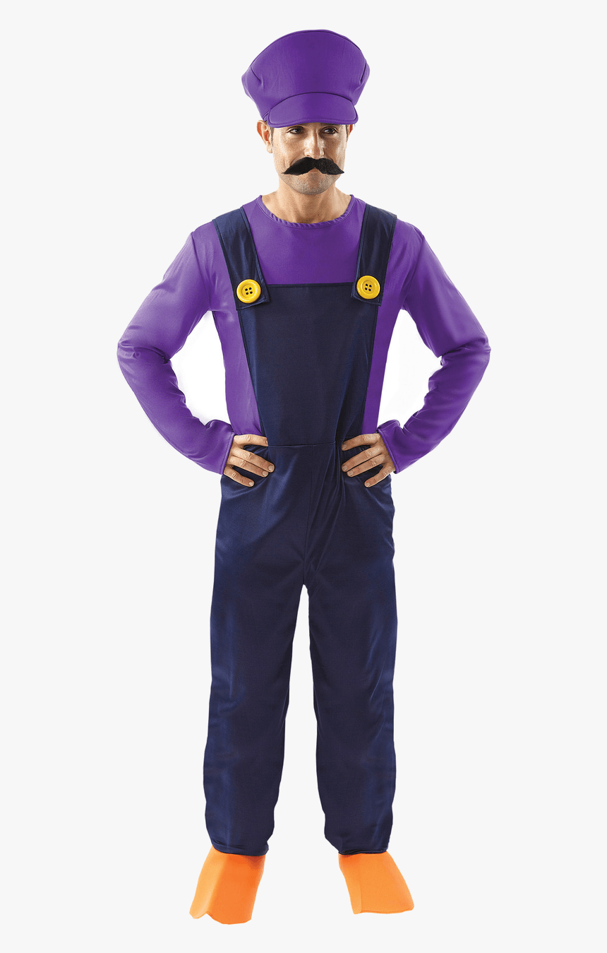 Waluigi Costume Png, Transparent Png, Free Download